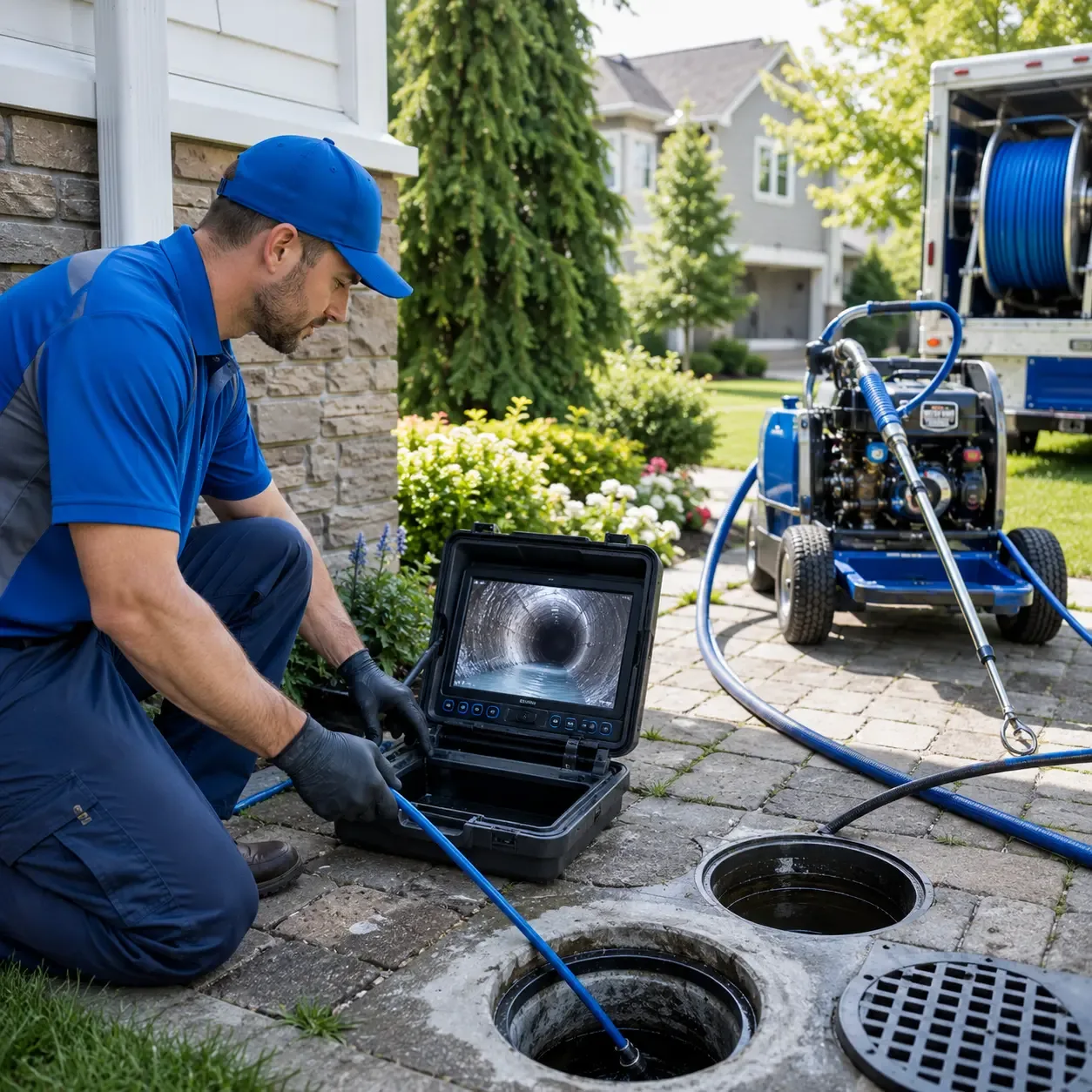 Outdoor drain cleaning professionals serving Bacova, VA